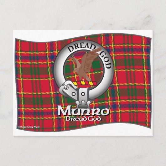 Munro Clan Postkarte (Vorderseite)
