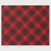 Munro Clan Scottish Tartan Kariertes Muster Geschenkpapier (Flach)