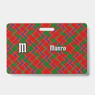 Munro Clan Tartan Ausweis