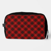 Munro Clan Tartan Schottisches Plaid Muster Waschbeutel (Vorderseite)
