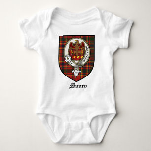 Munro Clan-Wappen-AbzeichenTartan Baby Strampler