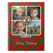 Munro-Familienfoto-Collage Notizblock (Vorderseite)