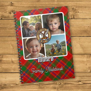 Munro-Familienfoto-Collage Notizblock
