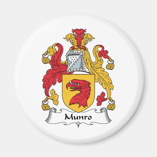 Munro Familienwappen Magnet (Vorne)