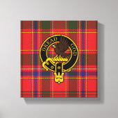 Munro Scottish Wappen und Tartan Canvas print Leinwanddruck (Vorderseite)