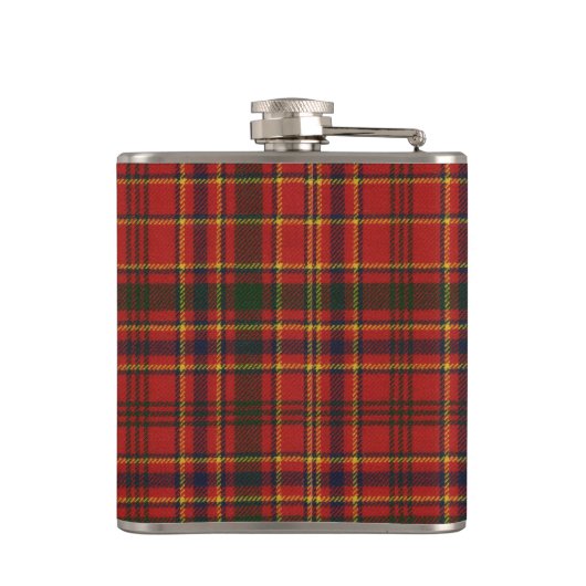 Munro Tartan & Abzeichen Flachmann (Rückseite)