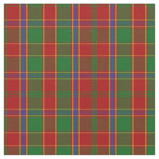 Munro Tartan-Druck Stoff (Nahaufnahme)