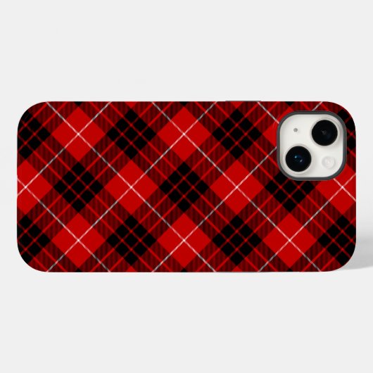 Munro Tartan kariert Case-Mate iPhone Hülle (Rückseite (Horizontal))