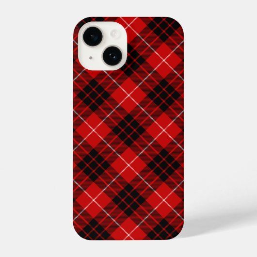 Munro Tartan kariert iPhone Hülle (Rückseite)