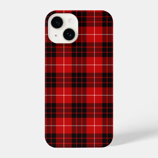 Munro Tartan kariert iPhone Hülle (Rückseite)