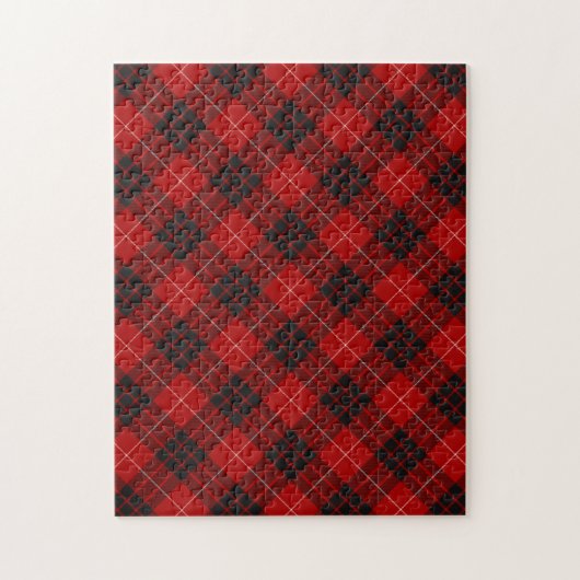 Munro Tartan Kariertes Muster Puzzle (Vertikal)