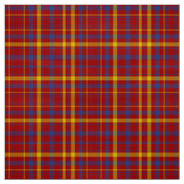 Munro Tartan Red Blue und Yellow Karierte Stoffe
