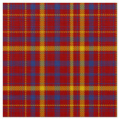 Munro Tartan Red Blue und Yellow Karierte Stoffe (Nahaufnahme)