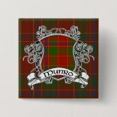 Munro Tartan-Schild Button (Vorderseite)