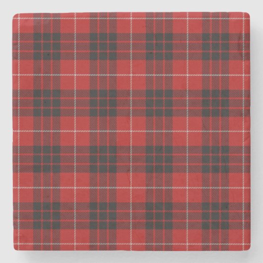 Munro Tartan Steinuntersetzer (Vorderseite)