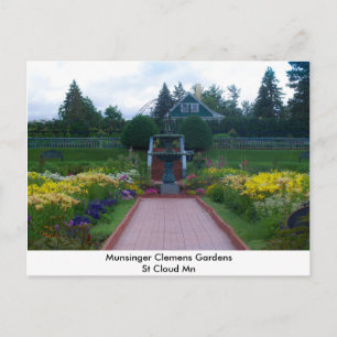 Munsinger Clemens Gardens Postkarte