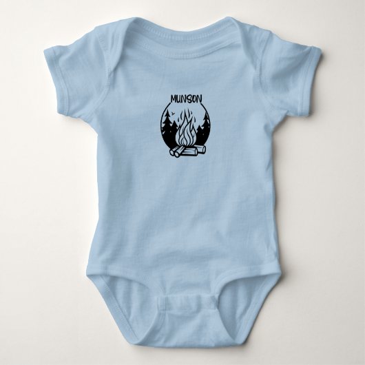 Munson Camping Baby Strampler (Vorderseite)