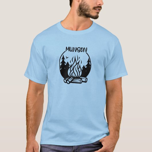 Munson Camping T-Shirt (Vorderseite)