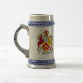Munson Familienwappen Bierglas (Links)