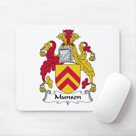 Munson Familienwappen Mousepad (Mit Mouse)
