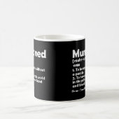 Munsoned Funny Definition Beschreibung Personalisi Kaffeetasse (Mittel)