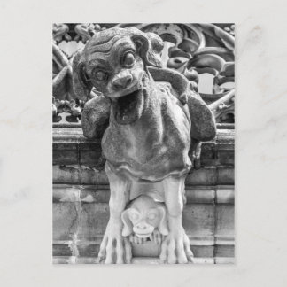 Munster Cathedral Gargoyle - Bern - Schweiz Postkarte
