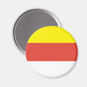 Münster, deutsche Flagge Magnet (Vorderseite/Rückseite)