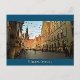 Münster, Deutschland 2 Postkarte
