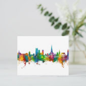 Münster Deutschland Skyline Postkarte (Stehend Vorderseite)