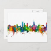 Münster Deutschland Skyline Postkarte (Vorne/Hinten)