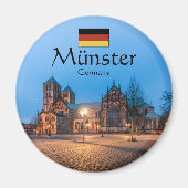Münster Germany Souvenir Magnet (Vorne)