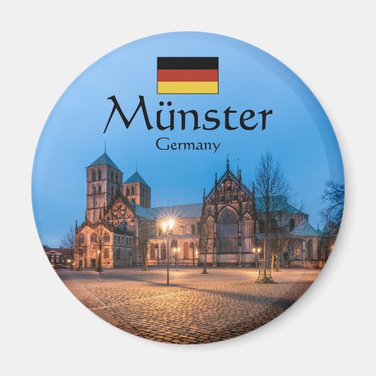 Münster Germany Souvenir Magnet (Vorne)