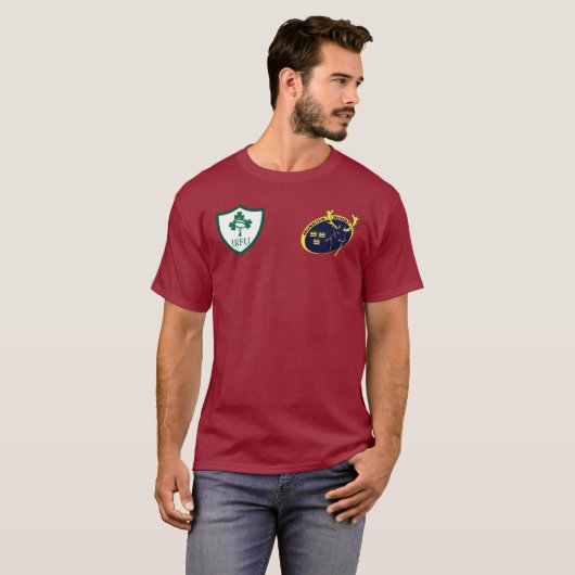 MUNSTER-IRLAND RUGBY TEAM T-Shirt (Vorne ganz)