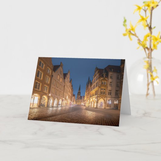 Münster Karte (Gelbe Blume)