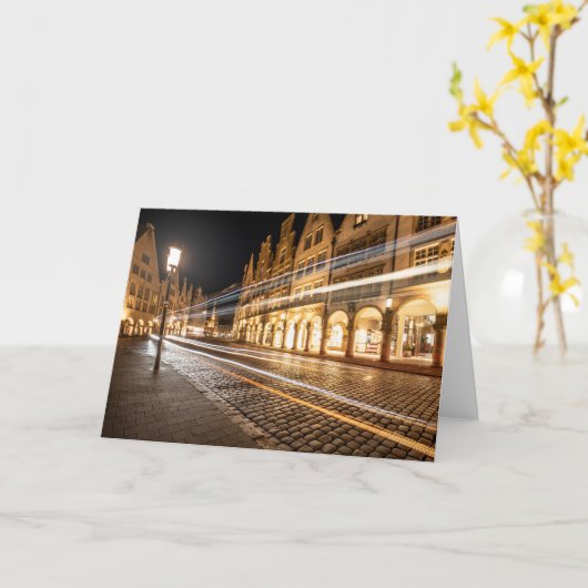 Münster Karte (Gelbe Blume)