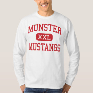 Munster - Mustangs - Highschool - Munster Indiana T-Shirt