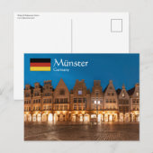 Münster Postkarte (Vorne/Hinten)