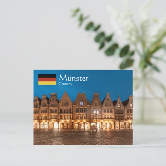 Münster Postkarte (Stehend Vorderseite)