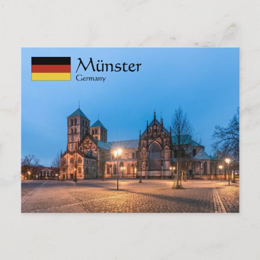 Münster Postkarte (Vorderseite)