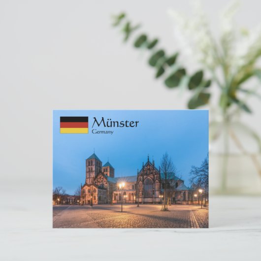 Münster Postkarte (Stehend Vorderseite)