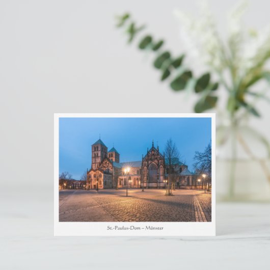 Münster Postkarte (Stehend Vorderseite)