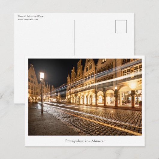 Münster Postkarte (Vorne/Hinten)