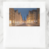 Münster Rechteckiger Aufkleber (Tasche)