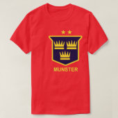Munster Retro Klassik für Retro Irish Rugby T-Shirt (Design vorne)