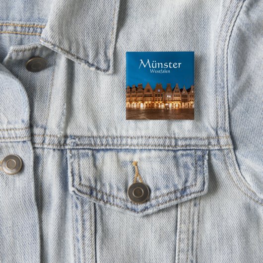 Münster Souvenir Button (Beispiel)