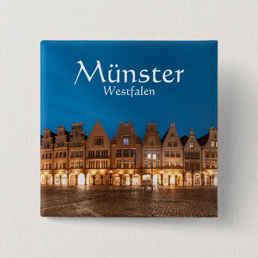 Münster Souvenir Button (Vorderseite)