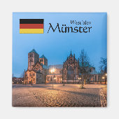 Münster Souvenir Magnet (Vorne)