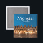 Münster Souvenir Magnet<br><div class="desc">Foto "Prinzipalmarkt" in Münster (Westfalen),  Deutschland. Foto © Sebastian Wurm.</div>