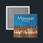 Münster Souvenir Magnet<br><div class="desc">Foto "Prinzipalmarkt" in Münster (Westfalen),  Deutschland. Foto © Sebastian Wurm.</div>