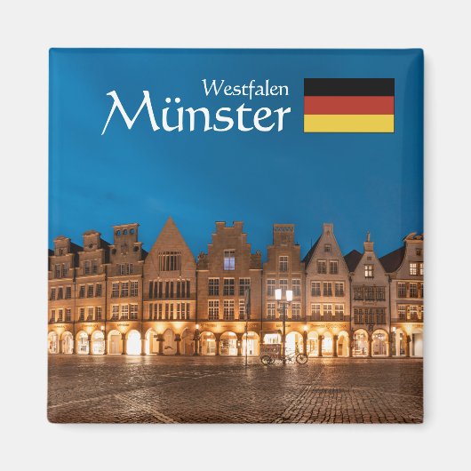 Münster Souvenir Magnet (Vorne)